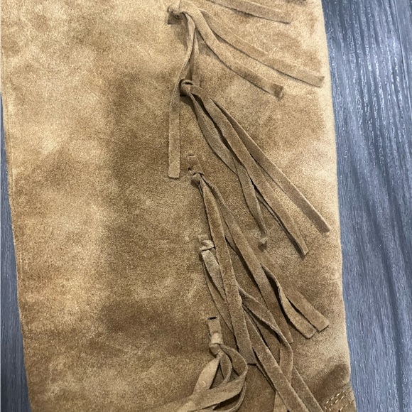 Ash Tan Suede Heeled Boots - Picture 4 of 4